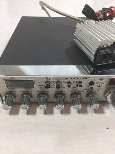 Cobra 29 LTD Classic CB, Galaxy 30 Preamp Receiver, Diesel Talk Back #4-26 Speak