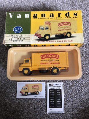 VANGUARDS FORD THAMES TRADER VAN VA6004 LUCOZADE 1:64. LIMITED EDITION 3980/5000