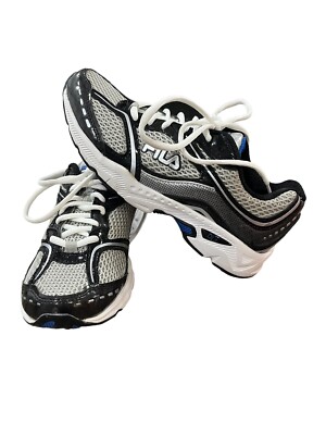 NEW FILA DLS Men s Athletic Running Shoes Size 7 Blue White Gray Black