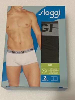 Sloggi Go Hipster Large Black x2 Men's under ware GB 36