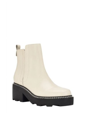 CALVIN KLEIN Женское белое платье на платформе с 1 спинкой Amina Almond Chelsea 9,5 М