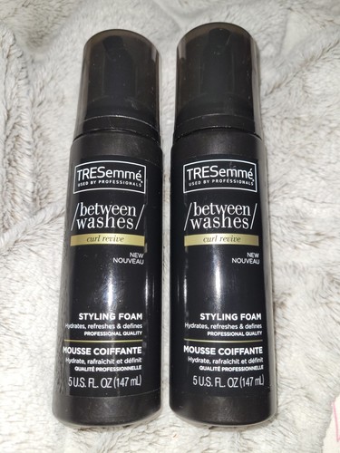 (2) Tresemme Between Washes CURL REVIVE Styling Foam Hydrates Refreshes Lot 5 oz