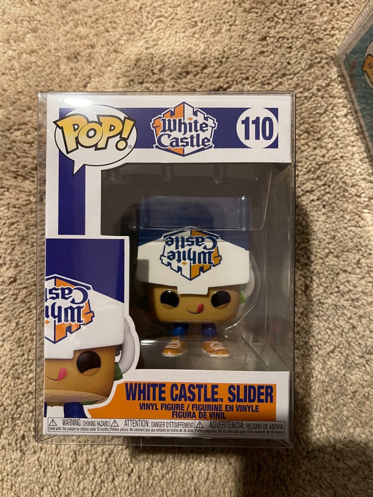Pop White Castle Slider Vinyl Figur – Stylisierte Sammelfigur, Ca. 9,5 Cm (3,75 Zoll)