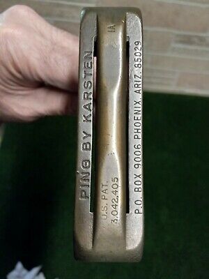 Vintage Ping 1A Putter By Karsten Right-Hand Offset Model Vintage Ping 1A Putter By Karsten Right-Hand Offset Model