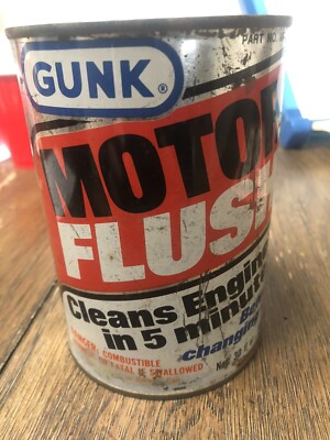 VINTAGE GUNK MOTOR FLUSH