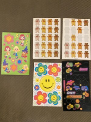 Scrapbooking Supplies Lot - Girly Theme Stickers