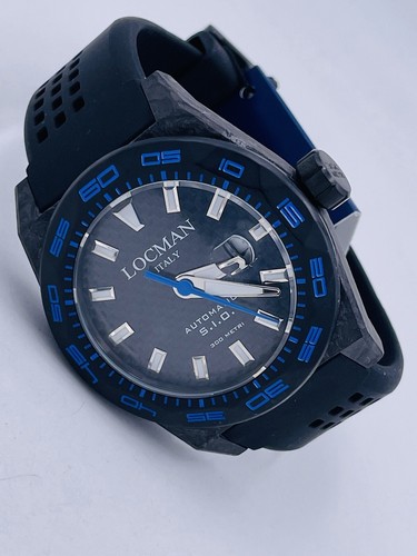Pre-owned Locman Stealth Carbon Watch 300m 216kb/1095 Automatic Discounted