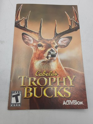 CABELA'S TROPHY BUCKS PS2 PLAYSTATION 2 AUTHENTIC MANUAL ONLY