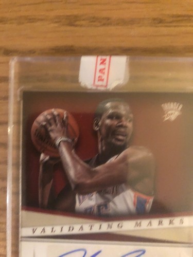 2013-14 Panini Timeless Treasures KEVIN DURANT 35/49 Validating Marks Auto!