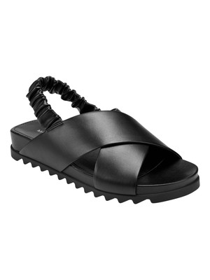 

MARC FISHER Женские черные сандалии с ремешком на спине Jivin Round Toe Slip On Slingback Sandal, Черный, MFJIVIN
