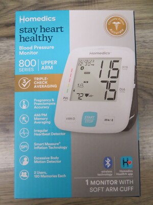 Homedics Upper Arm 800 Series Blood Pressure Monitor