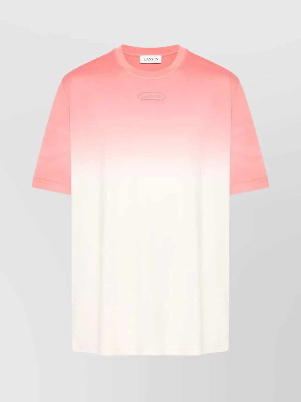 Lanvin Paris Ombre Gradient Cream T-Shirt Men's LARGE | eBay