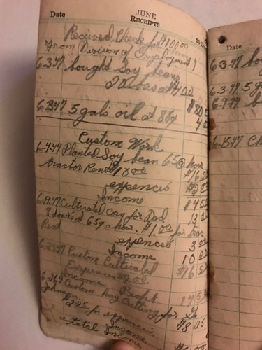 1947-48 JOHN DEERE IMPLEMENT FARMERS POCKET LEDGER A B TRACTOR Chevrolet Mn