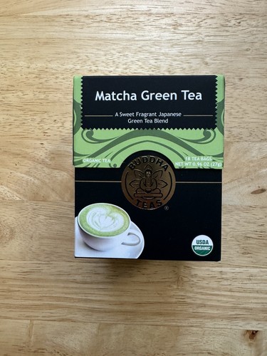 S Certified Organic Matcha Green Tea - 18 Tea Bags