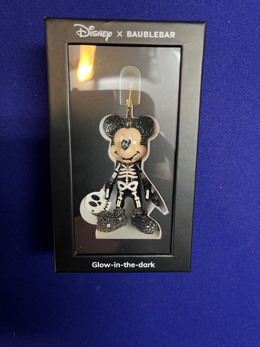 BAUBLEBAR X DISNEY HALLOWEEN SKELETON MICKEY MOUSE BAG CHARM