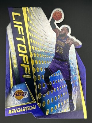LEBRON JAMES 2019-20 Panini Revolution Liftoff! #2 Insert Los Angeles Lakers