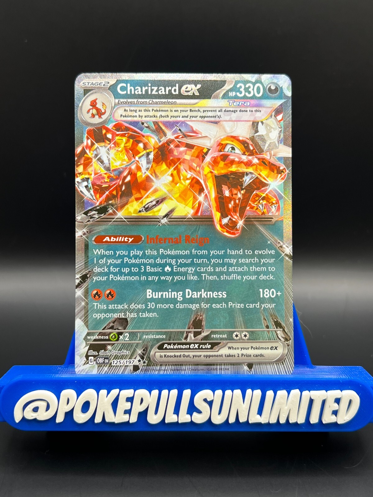 Charizard ex 125/197 - Double Star Rare Pokémon TCG SV Charizard ex 125/197 - Double Star Rare Pokémon TCG SV