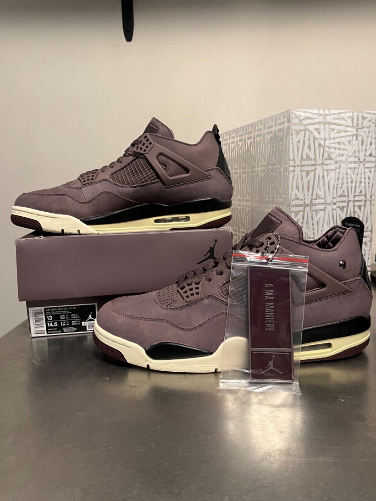 New DS Air Jordan 4 Retro x A Ma Maniere Violet Ore DV6773 New DS Air Jordan 4 Retro x A Ma Maniere Violet Ore DV6773