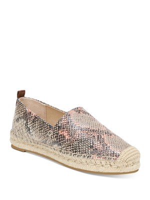 

SAM EDELMAN Женские кожаные эспадрильи персиково-серого цвета с кепкой Khloe, 6 м, Серый, F6801M8