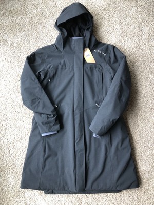 OROS Orion Carbon Hooded Parka Jacket Solarcore Insulation Women's L Ski Black