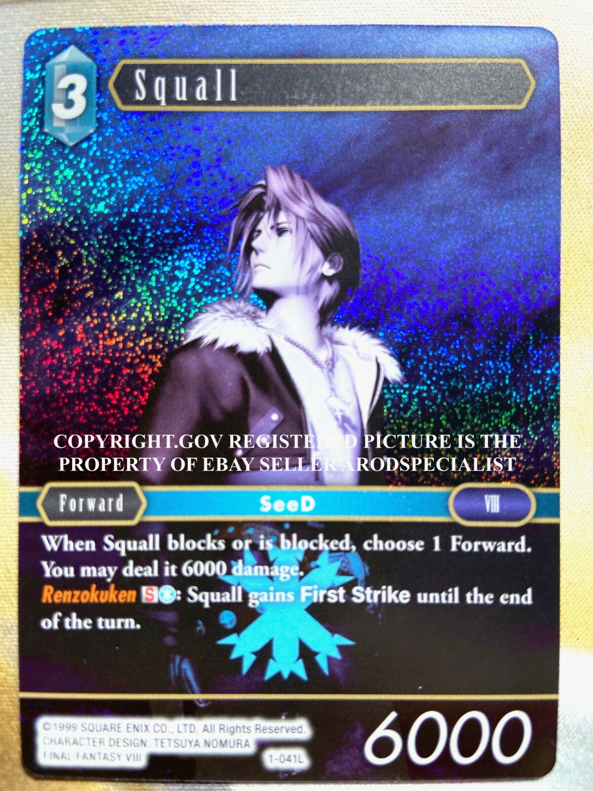 超貴重 FFTCG ライトニング13-081H フルアートfoil mtg