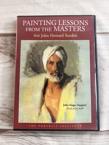 JOHN HOWARD SANDEN Painting the Head of an ARAB Portrait Painting DVD portrait
