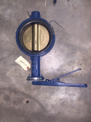 KF CONTROMATICS SERIES BG 6'' BUTTERFLY VALVE BODY CI DISC C954 SEAT NBR STEM 431