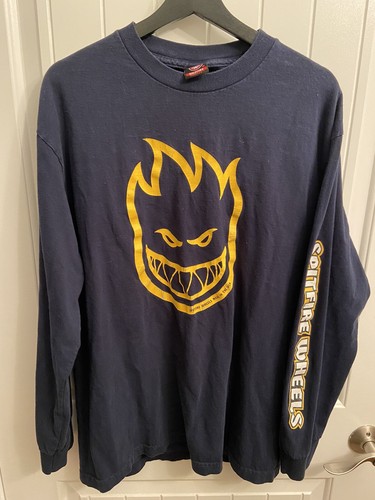 vintage spitfire wheels shirt Large skateboard