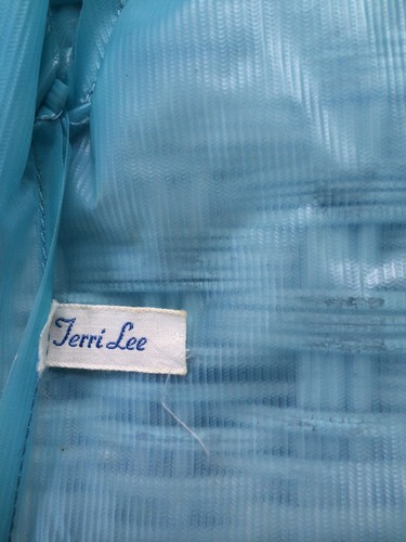 Terry Lee Doll Clothes Blue Tagged Raincoat   L