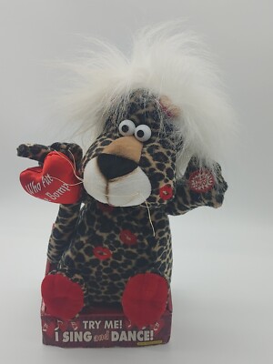 Dan Dee Lion Plush Singing Dancing Valentine's Day Gift Who Put The Bomp