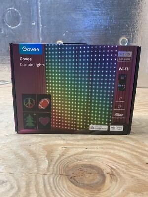Govee H70B1AA1 RGBIC Curtain Lights - Multicolor 520 LED BRAND NEW SHIPS FAST