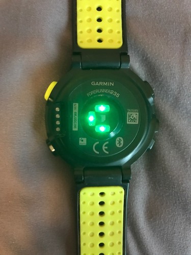 Garmin Forerunner 235 GPS Watch black and neon. Charger Included