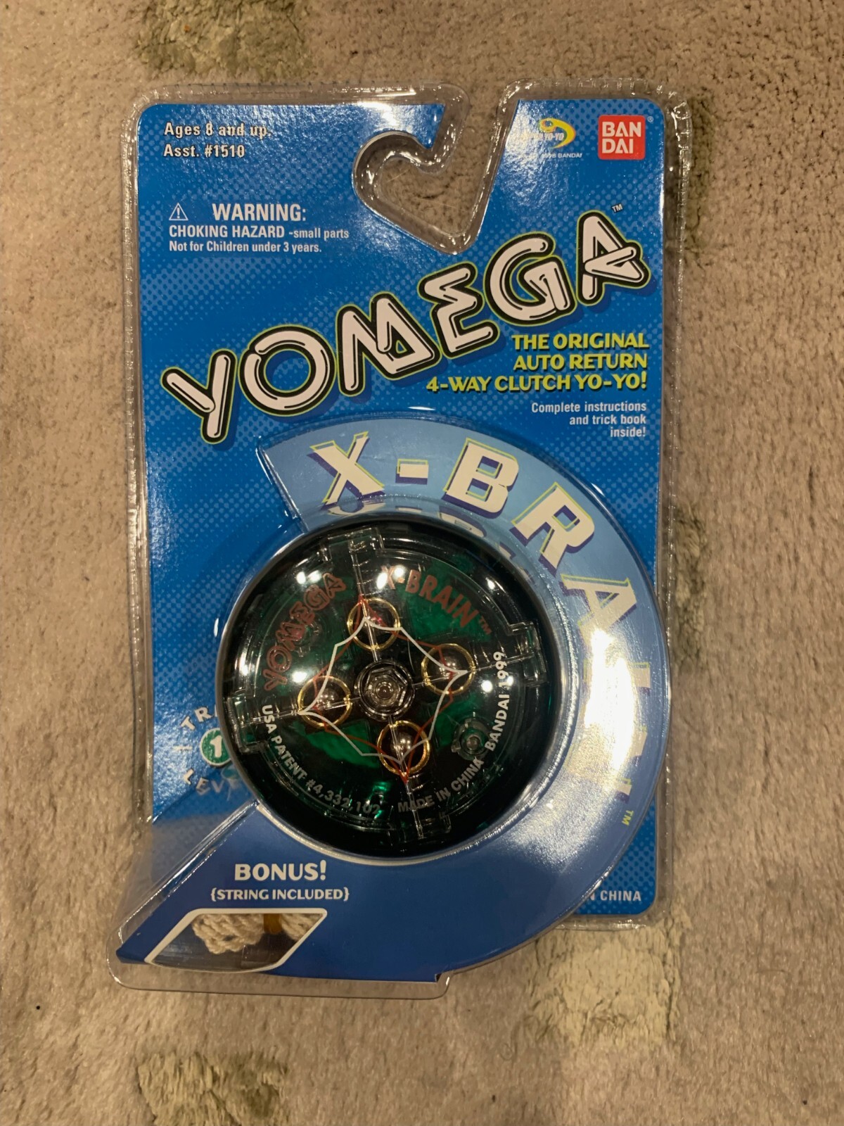 Yomega X-Brain YoYo By Bandai - 1999 - Brand New - Green | eBay