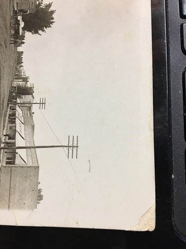 vintage postcard Circa Early 1900s Street Scene Broadway South Tower City ND