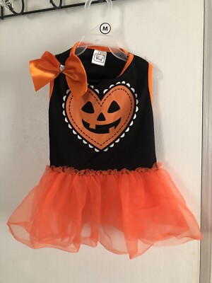 Simply Wag Halloween Dog Dress M NWT