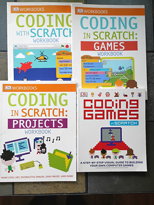 Computer Coding for Kids Series: Coding Games in Scratch Bundle of 4 