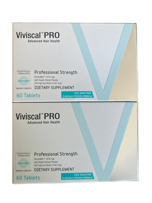 Viviscal Professional Hair Growth 120 TABLETS (2packs X 60 Tablets) EXP 06/2025