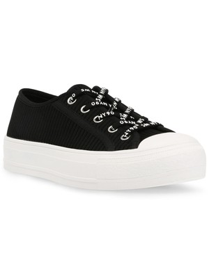 

STEVE MADDEN Женские черные ребристые вязаные кроссовки Cap-Toe Vex Platform Athletic Sneakers, Черный, VEX01S1