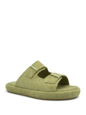 

ILIO SMERALDO Женские зеленые шлепанцы Frankie Round Toe Platform Slip On Sandals, Зеленый, 80069356HOP0011