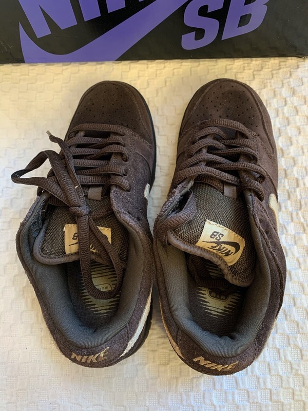 2006 Nike Dunk Low Pro Sb Dark Mocha Tweed 304292-229 Sz 6 | eBay