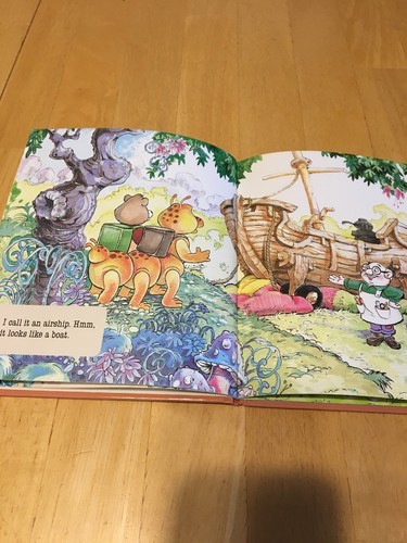 Teddy Ruxpin The Airship Vintage Book & Tape 1985 WOW(Worlds Of Wonder) Untested