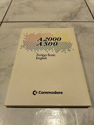 Commodore Amiga A2000 A500 Amiga Basic Computer Manual Like New Post World Wide