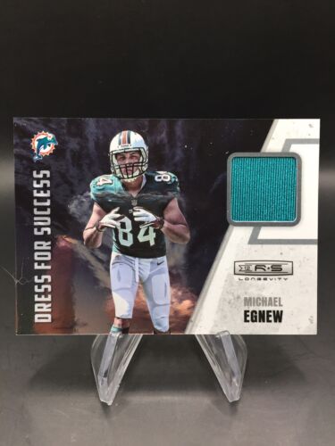 2012 Rookies & Stars Michael Egnew Dress For Success Rookie Card RC Patch #26. rookie card picture