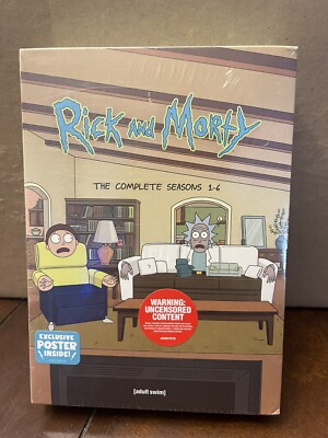 Rick and Morty: the Complete Seasons 1-6 (DVD) BRAND NEW