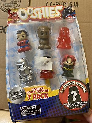 Jakks Pacific Toys Ooshies Pencil Toppers Marvel Comics S1 -7-PACK Falcon Groot