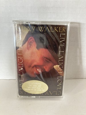 NEW VINTAGE SEALED Clay Walker Live, Laugh, Love Cassette Tape County