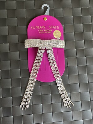 Sunday State Cubic Zirconia Glass Stone Hair  Accessories Special High Quality