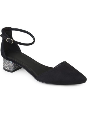 

JOURNEE COLLECTION Женские туфли-лодочки InMaisy на черном каблуке с заостренным носком, размер 8,5 м, Черный, MAISY-HEEL