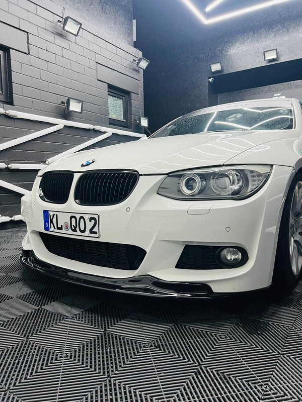 Frontlippe Spoiler Schwert V2 Abs Schwarz GlÃ¤Nzend Passend FÃ¼R Bmw 3er E92 E93 M