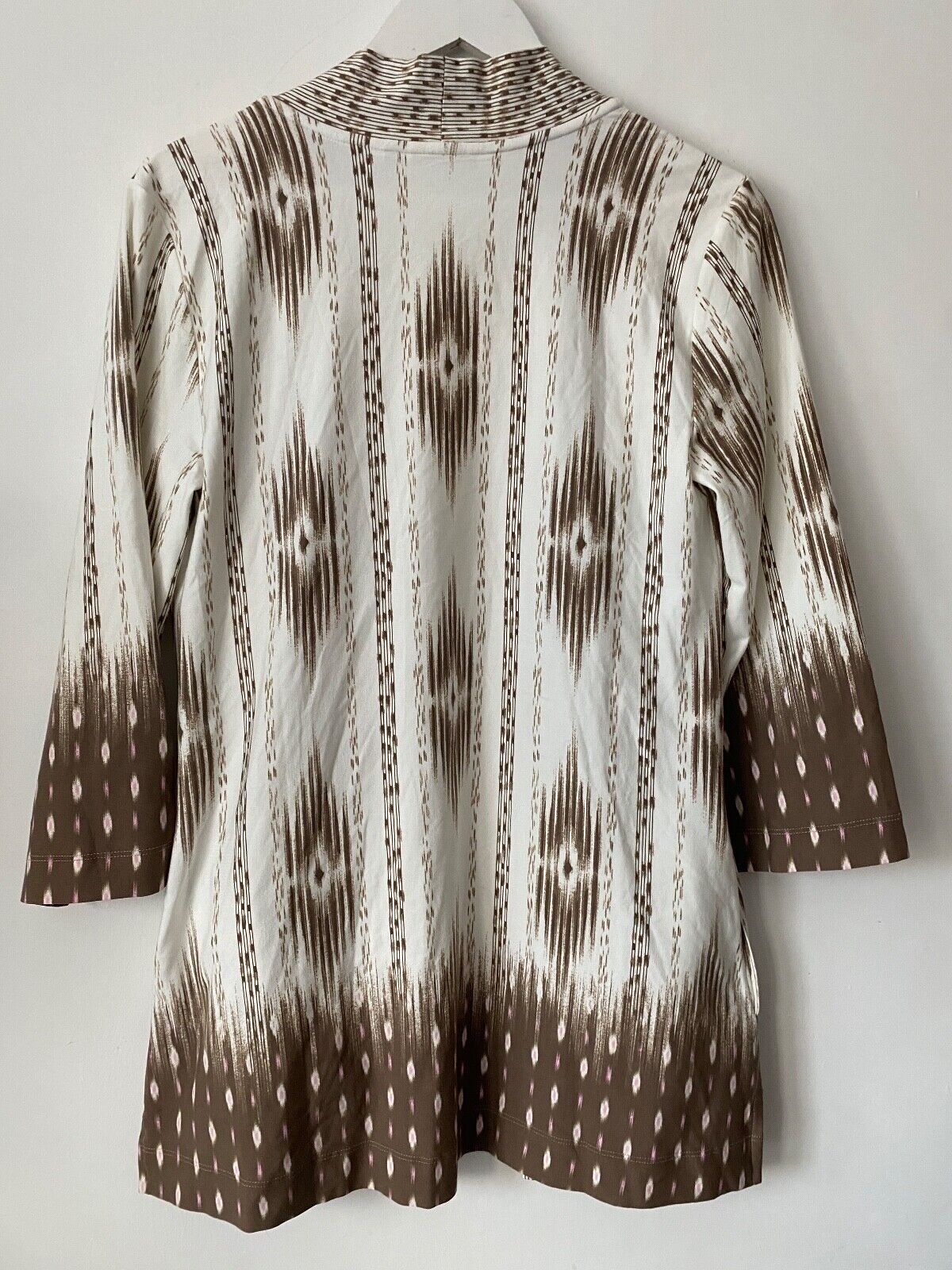 ISAAC MIZRAHI Live! Open Front Print Kimono / Cardigan - Picture 7 of 12